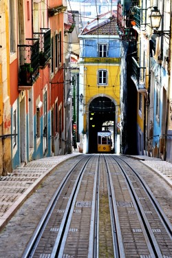 travelingcolors:  Elevador da Bica, Lisbon | Portugal (by Fábio Eusébio) 