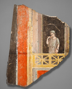 Wall Fragment with a Woman on a Balcony,