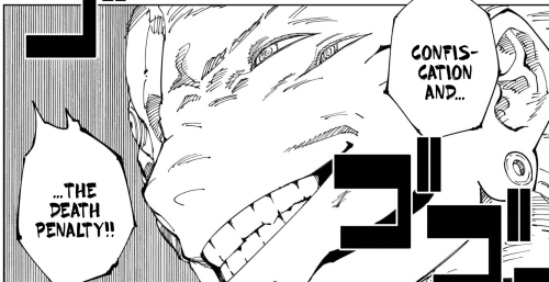 Sukuna being really excited about dying for some reason.
Ch 245 Pg 14
