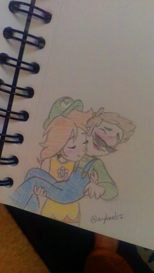 Decided To Color Them Too Haha... Not Sure Which I Prefer...