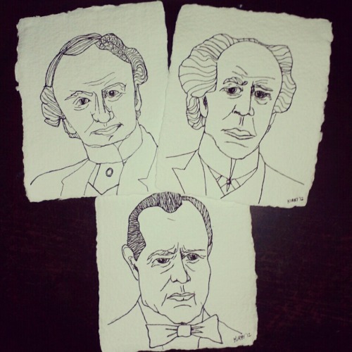 Disappointed Prime Ministers
Ink on paper