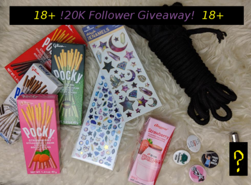 midnight-mademoiselle: (18+) !20K Follower Giveaway! This was a big milestone for me and I wanted to