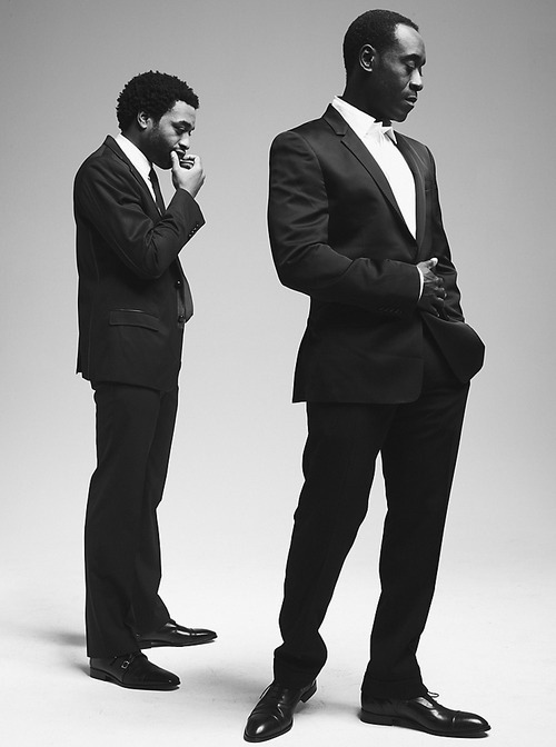 blackfashionstars:  Chiwetel Ejiofor & Don Cheadle by Carlos Serrao.