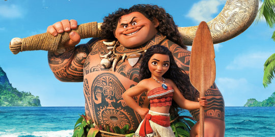 thingstolovefor: rosworms:  Maui is a powerful demigod. Big and strong and… oh, you think he looks fat? That’s probably because you’ve been conditioned by the media to accept this as what strong and fit looks like. Amiright? Sadly… these guys