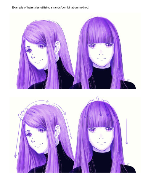 xz-art: How to Draw : Hairstyles Pt. 1 After a really long time this is finally done, I still have a