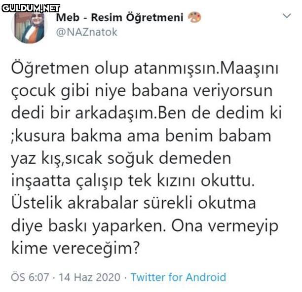 Yav tamam çok iyi tivit.

...