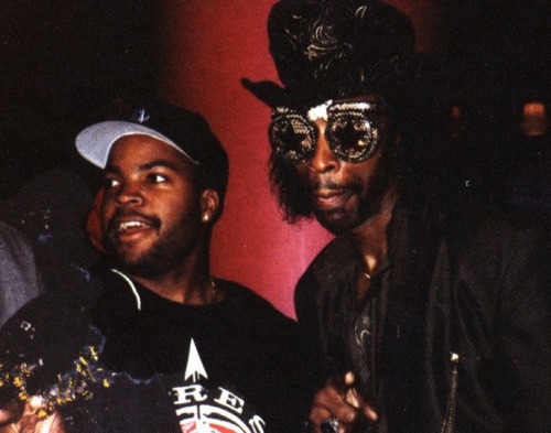 90shiphopraprnb:Ice Cube and Bootsy Collins