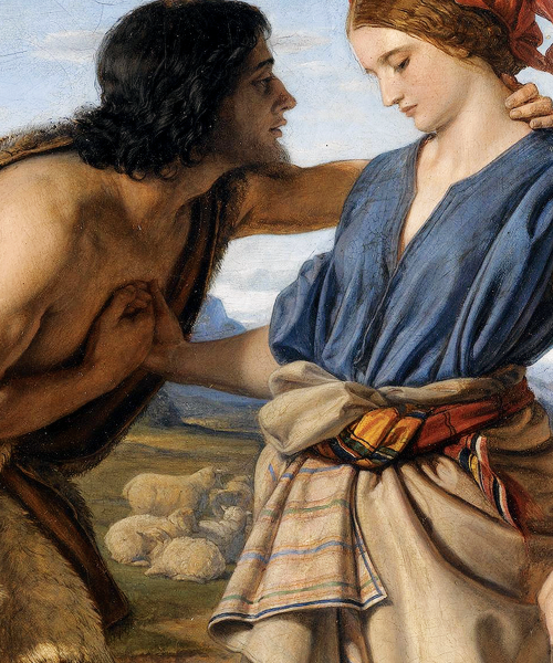 marcuscrassus:William Dyce - The Meeting of Jacob and Rachel (1853)