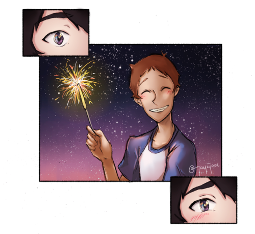 jayejaee:  ❤️stars and sparklers✨