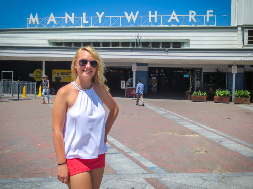 I visited Manly beach about a month back. Here are some pictures from my trip there via the ferry. It was a lot of fun catching people staring at me in my Wicked Weasel gear! I think I surprised a few people with my see-through bikini ;)