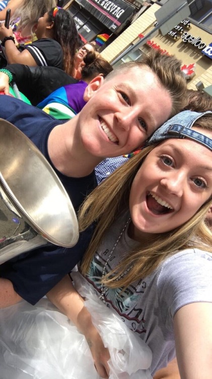 hbrowne24:  Safe to say I had an absolute blast at Toronto Pride! So proud to be a part of this city.