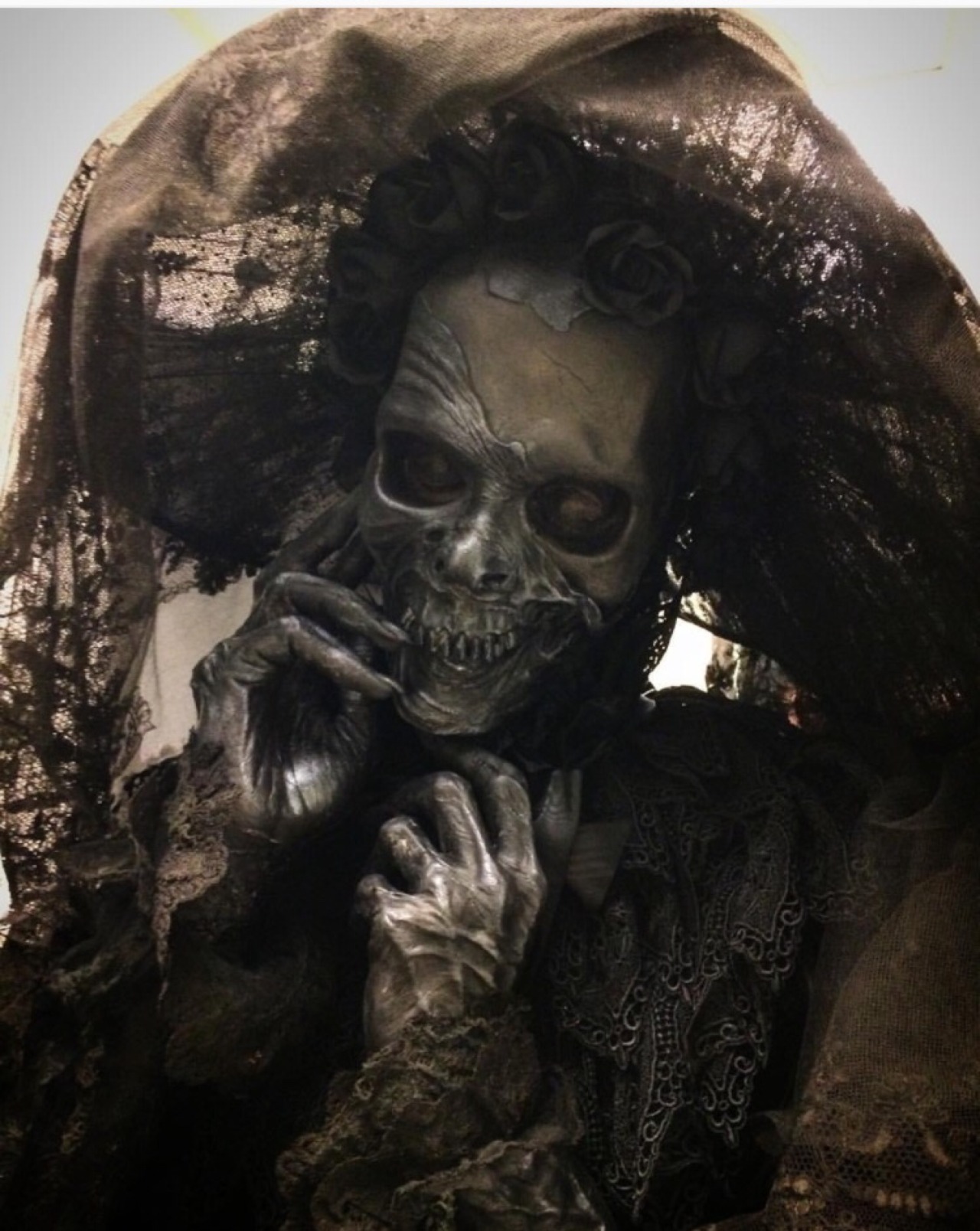 crimsonpeaksecrets:  Mother Cushing creation. I’ve said it before, I’ll say it