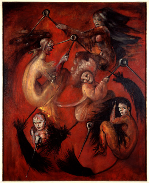 Leonor Fini (1907-1996), &lsquo;Les Sorcières&rsquo; (The Witches), 1959“It melodramatically contain