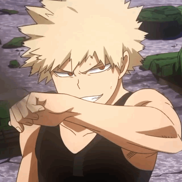 wallpapers Bakugou Aesthetic Pfp Gif bakugou gif pfp