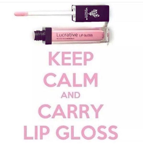 Lipgloss is the one thing I can&rsquo;t leave the house without!