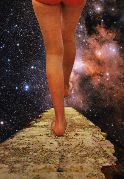 tumblropenarts:  “Into the Void” Collage by Dilcia Giron   http://collartge.tumblr.com/