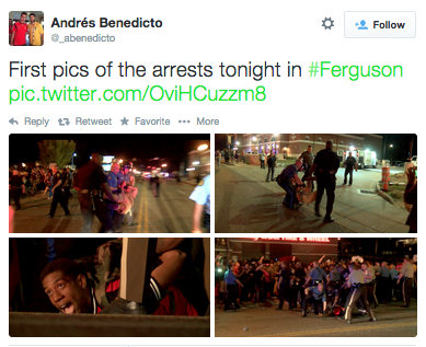 socialjusticekoolaid:   Last Night in Ferguson (9.28-9.29): Last night’s protest was