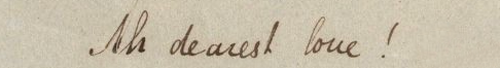 bookshavepores: John Keats’ handwritten poem “To Fanny”. The page reads:  Ah