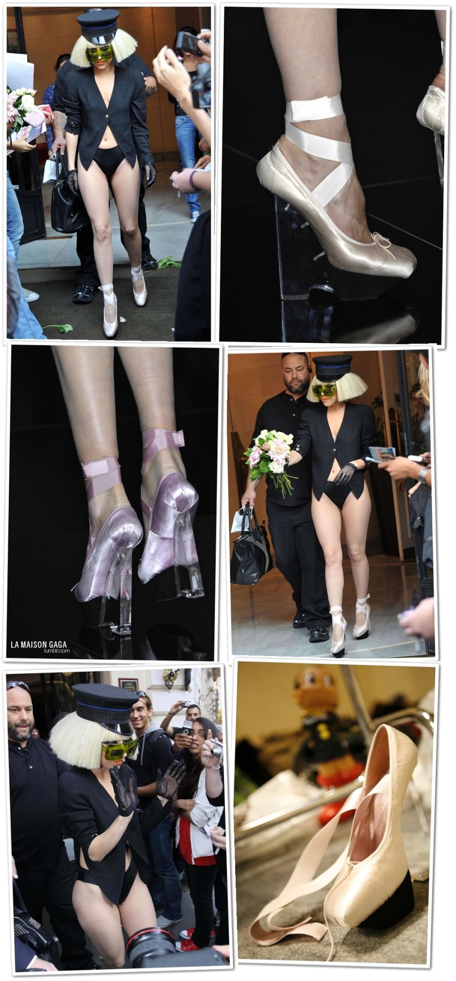 lady gaga ballet heels