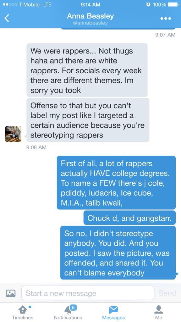 black-culture:  Read the caption and her dm to girl who posted it. She’s changed