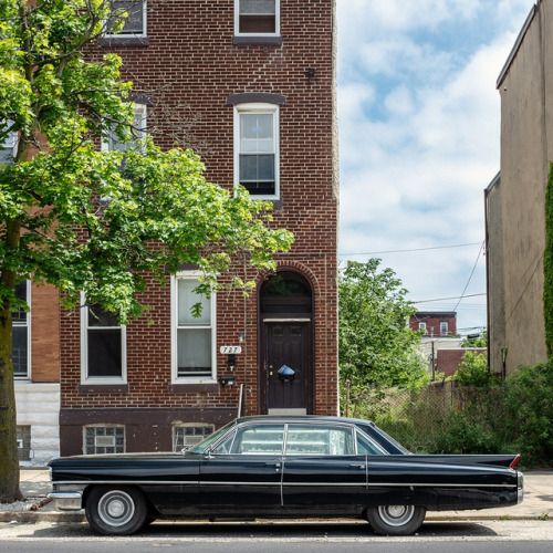 The perfect “getaway car” outside the old Eastern State PenitentiaryPhiladelphia, P