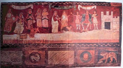 The Dura Europos Synagogue, Dura Europos, Syria. Images of the Excavation and Frescoes via the Yale 