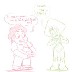 psychologistart:  Daily Sketch 07/01/2016 Welcome to the Crystal Gems! Man I’m so excited for Peridot 