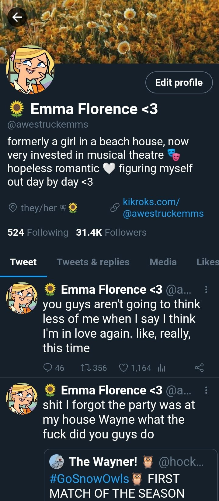 I Tried Making A Tdi2023 High School Socmed/twitter Au Last December And I Made These Accounts For Them!