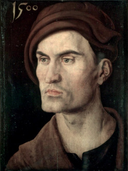 Albrecht Dürer - Portrait of a Young Man. 1500