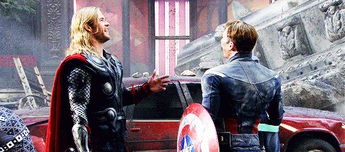  I had seen the film “Thor”, but I had never seen him in person with the whole