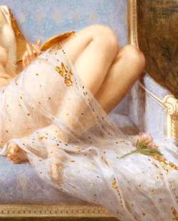 the-garden-of-delights:  ‘Rêverie” (detail) by Guillaume Seignac (1870-1924). 