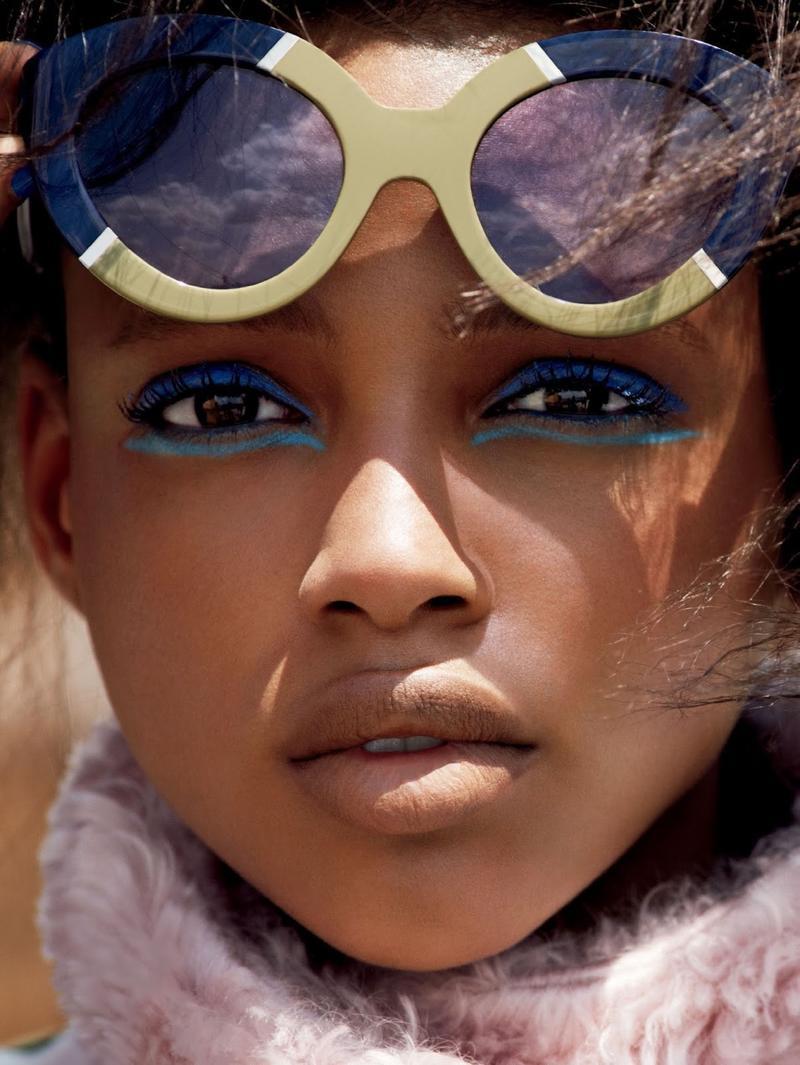 grey-oceans:  Aya Jones for Allure Magazine 