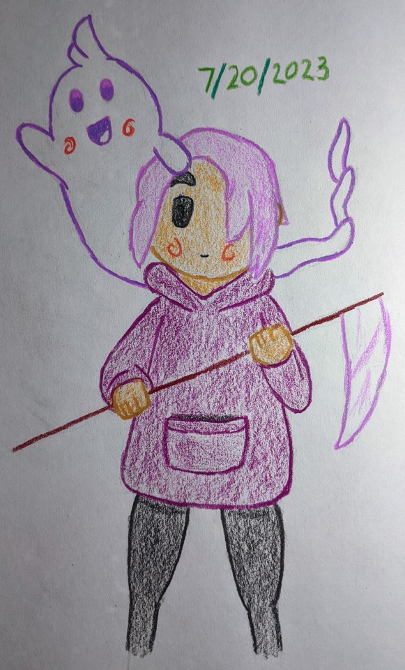 Here's Some Old Fanart I Drew Of A Little Indie Game Called Grimm's Hollow, Made Around When A Friend