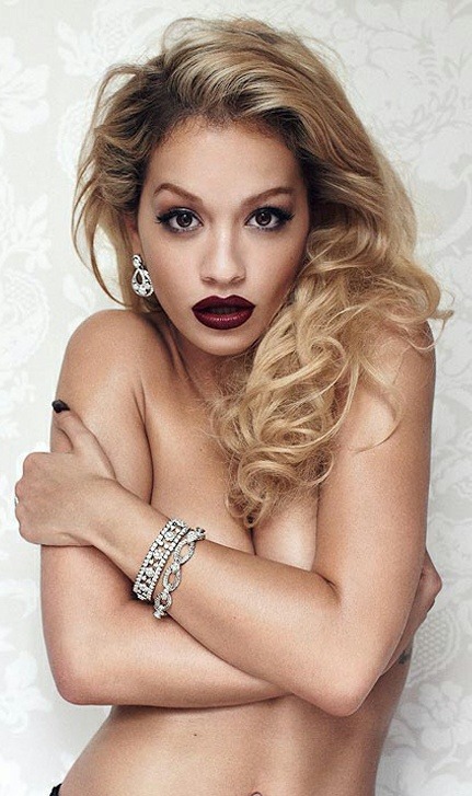 famoustits23:  193 RITA ORA Age 24. Bra size 34D Set number 193 from Famoustits23