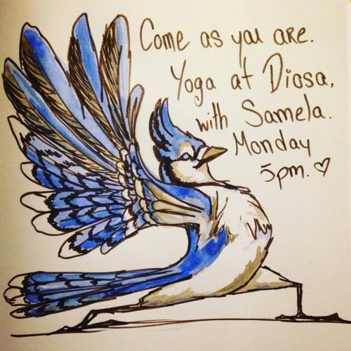Tomorrow, come practice yoga with me at 5pm at Diosa in Framingham, MA! All levels welcome, mats, pr