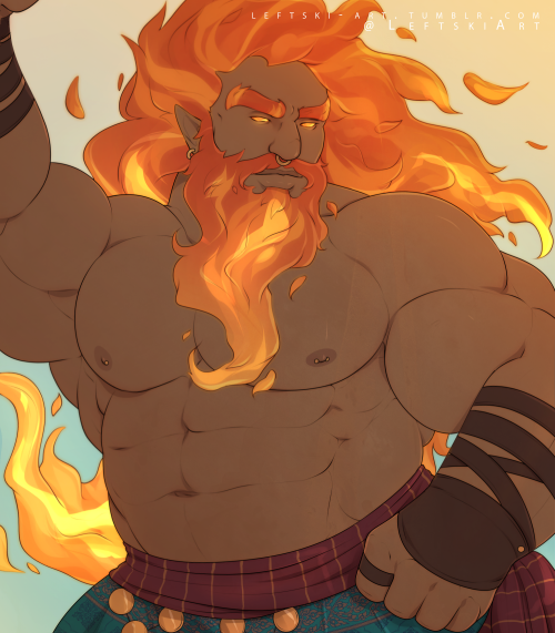 Fire Genasi / Ifrit 