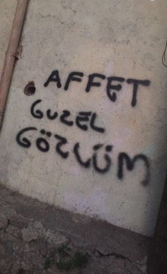 sevilicekerkek:  “AFFET GUZEL GÖZLÜM” 