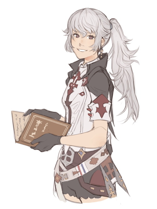 vaniccio:  I commissioned @blackpaopu for a piece of my FF14 girl — Mihren — and lo