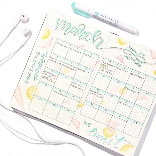 March | Ahh I have a lot of work to do before finals but gonna do my best :D And this spread is