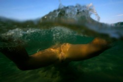 apervertedcouplehk:Wife swimming in Croatia 
