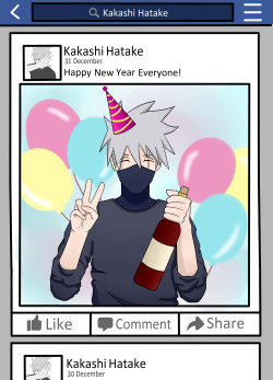 kakashis-facebook: HAPPY NEW YEAR FOLLOWERS!!