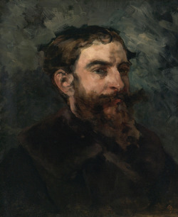 Jean-Baptiste Carpeaux (1827-1875), Homme Avec Barbe Brune, (possibly Edme-Jean-Louis Sornet), oil on canvas  