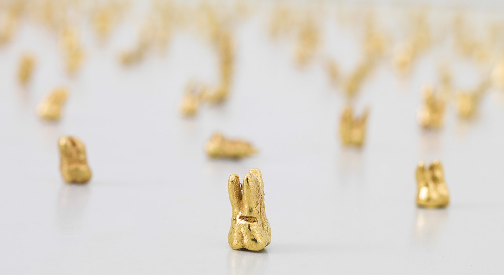 artruby:  He Xiangyu, Wisdom Teeth (1000 pieces), 2014-2015. 