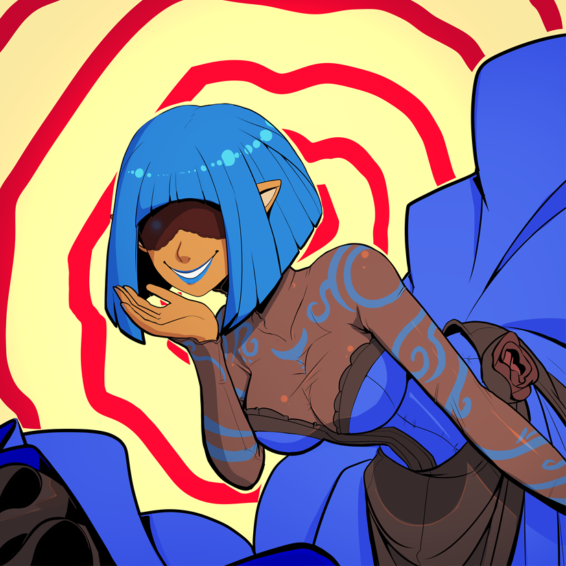 drowtales: Forcing myself to draw something else than pages and week long commissions