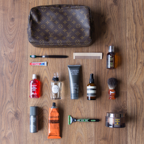 The perfect gentleman traveler toiletry bag1. Vintage Vuitton toiletry bag inherited from my grandfa
