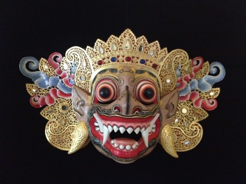 Balinese mask of Sugriva , from Wayang Wong Ramayana dance.