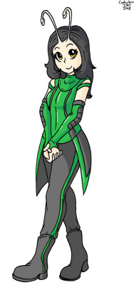 Mantis is such a cutie. Too bad she’s dust
