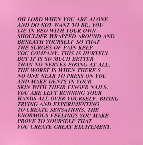 On The Enormity Of Love And Desire When You Are Alone