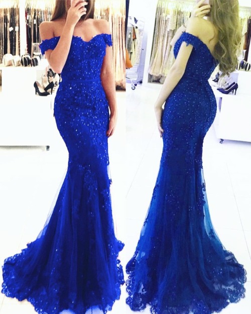 royal blue mermaid gowns . style：7011 . discount code：INS . shop from our bio #promdress #prom2019 #