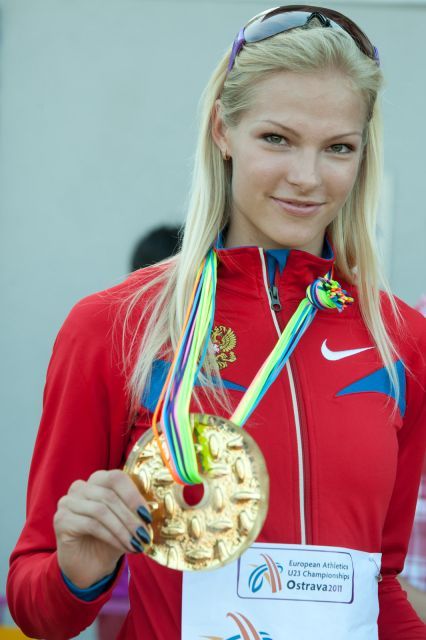 steveinaspeedo:  Hard Body of the Day: Russian long-jumper Darya Klishina. Click HERE for more “hard bodies of the day.”